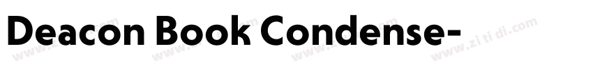 Deacon Book Condense字体转换